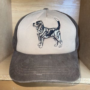 Vintage Winchester Hunting Corduroy Bird Dog Trapper Hat w/ Ear Flaps