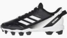 Adidas Icon 7 New Black Size 7.0 (Women's 8.0) Men's Low Top Metal Cleat