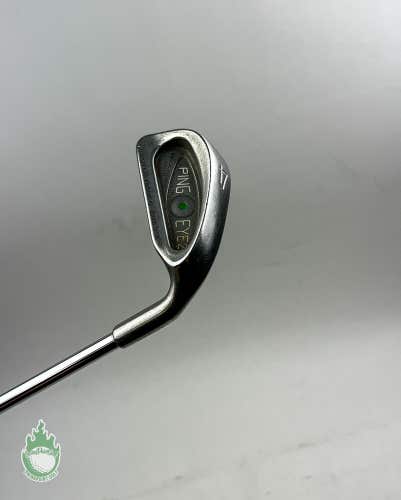 Used RH Ping Green Dot Karsten Eye 2 4 Iron ZZ Lite Stiff Flex Steel Golf Club