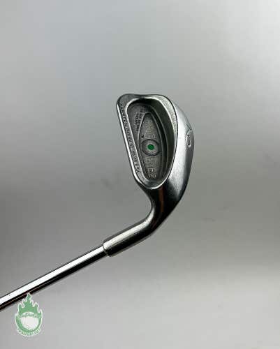 Used RH Ping Green Dot Karsten Eye 2 9 Iron ZZ Lite Stiff Flex Steel Golf Club