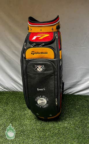 Used TaylorMade R7 TP Tour Golf Staff Bag Embroidered Kenny G Pebble Beach