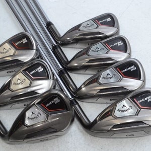 Callaway Big Bertha 2019 5-PW,SW Iron Set Right Regular Flex Steel # 175260