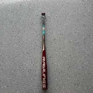 Used 2017 Rawlings BBCOR Certified Alloy 30 oz 33" Velo Bat