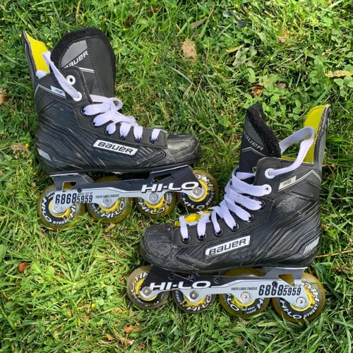Used Junior Bauer RS Inline Skates Size 1