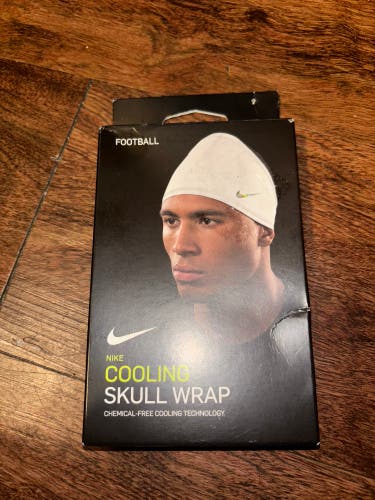 White Nike cooling skull wrap football