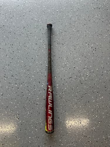 Used 2017 Rawlings BBCOR Certified Alloy 30.5 oz 33.5" Velo Bat