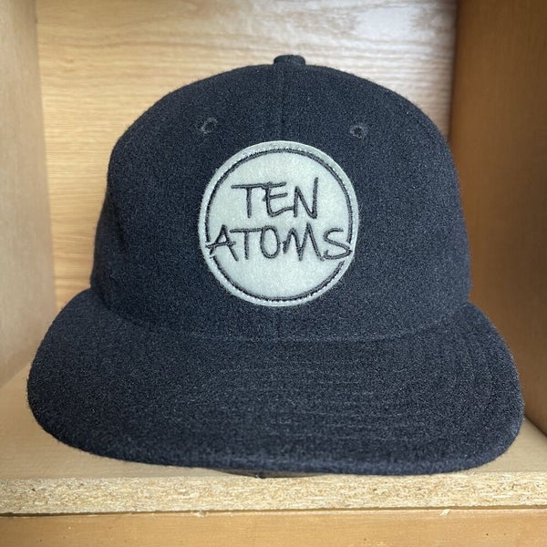Vintage Ten Atoms Music Record Label Band RARE Wool Strapback Hat *GIVEAWAY ONLY