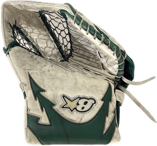 Brian’s Optik 3 - Used NCAA Pro Stock Goalie Glove (White/Green)