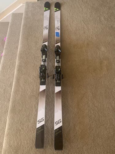 Used Fischer 213 cm Racing Fischer World Cup SG Skis With Bindings