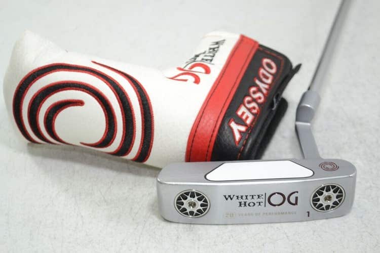 Odyssey White Hot OG 1 One 34" Putter Right Steel w/ HeadCover  # 165368