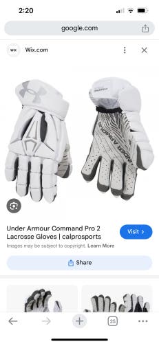 Under Armour Command Pro II Men’s Lacrosse Gloves