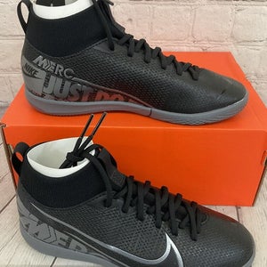 Nike JR Superfly 7 Academy IC Boy's Indoor Soccer Shoes Black Cool Grey US 1.5Y