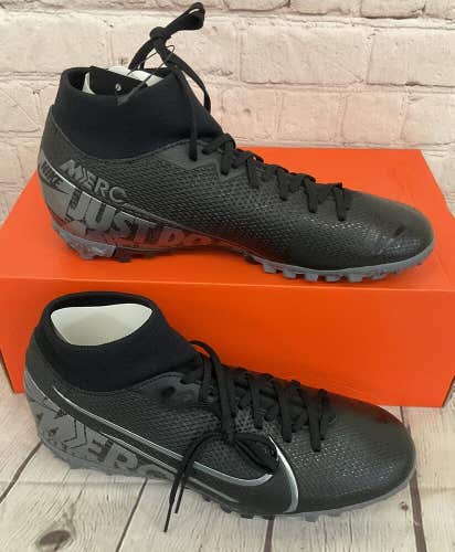 Nike AT7978 001 Superfly 7 Academy TF Unisex Soccer Shoes Black Grey US 6.5M 8W