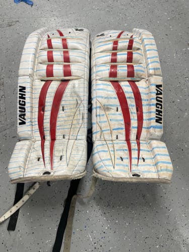 Used  Vaughn Velocity V6 Goalie Leg Pads