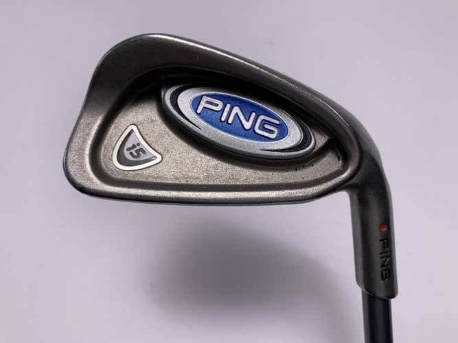 Ping i5 Single 6 Iron Red Dot 1* Flat TFC 100 I Soft Regular Senior Graphite RH