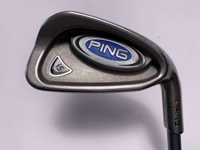 Ping i5 Single 7 Iron Red Dot 1* Flat TFC 100 I Soft Regular Senior Graphite RH