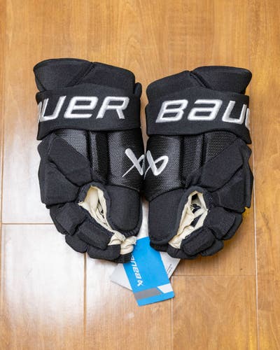 NHL Pro Stock Bauer Hyperlite Hockey Gloves 14” - Anaheim Ducks New w/ Tags