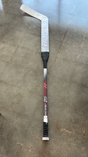 Used Senior Regular Bauer Supreme 2S Pro N Goalie Stick 25" Paddle Pro Stock