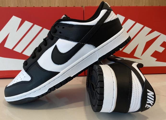 Size 13 New Men's Nike Dunk Low Panda Black/White Shoes