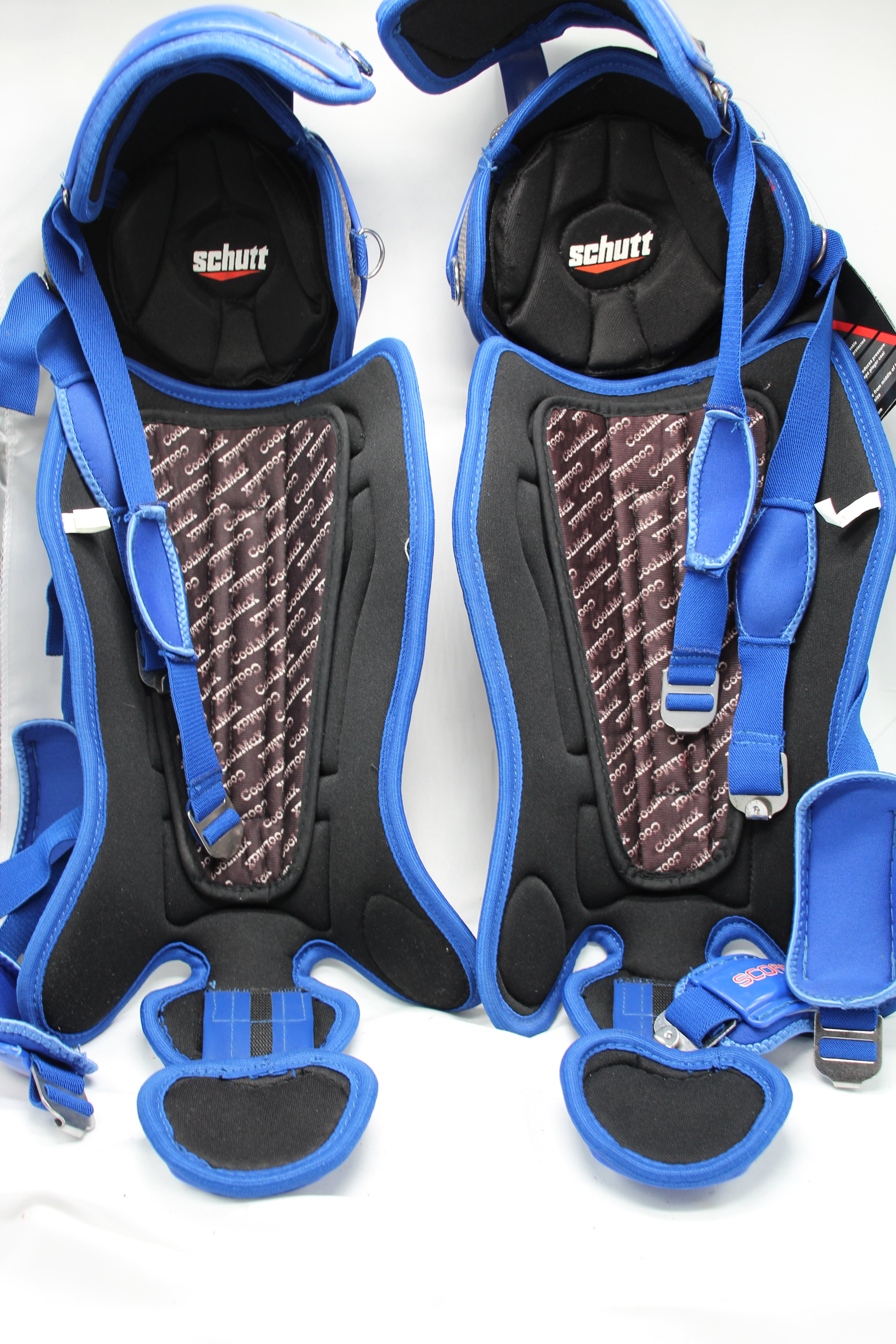 Protège-tibias Et Plastron Schutt Scorpion – Équipement Catcher Baseball Adulte, Vert, Homme