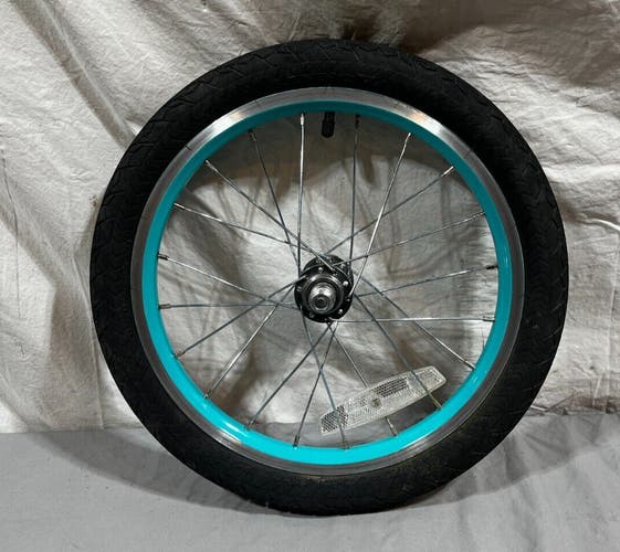 Turquoise Aluminum/Steel 20-Spoke Bolt-On 16" Front & Wheel Innova Tire CLEAN