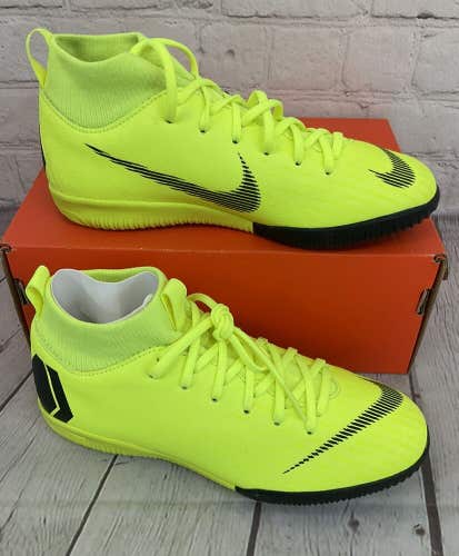 Nike AH7343 701 JR Superfly 6 Academy GS IC Youth Soccer Shoe Volt Yellow US 1Y