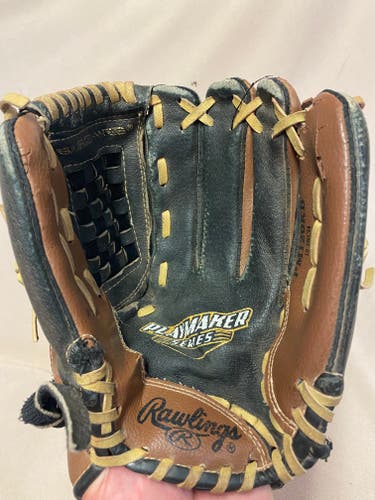 Used Right Hand Throw Rawlings Infield Playmaker Baseball Glove 12"