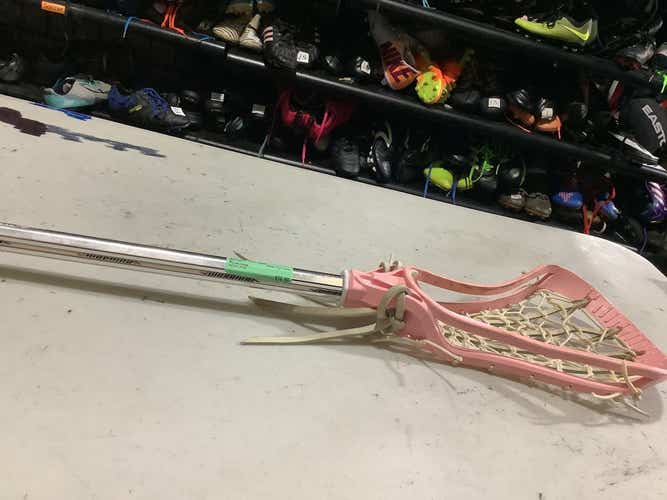 Used Warrior Fly Girl Aluminum Women's Complete Lacrosse Sticks