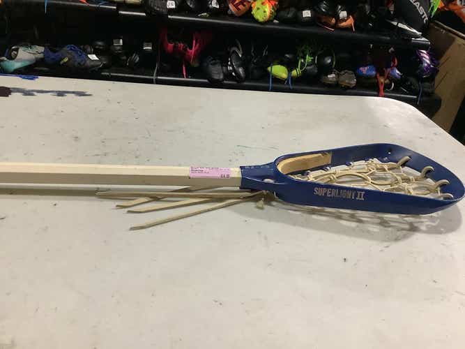 Used Brine Big Boy Stick Aluminum Men's Complete Lacrosse Sticks