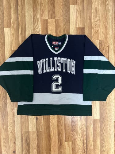 CCM Williston Northampton Vintage Hockey Jersey #2