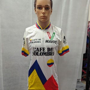 Vintage Cafe De Columbia Cycling Jersey 2 S UCL