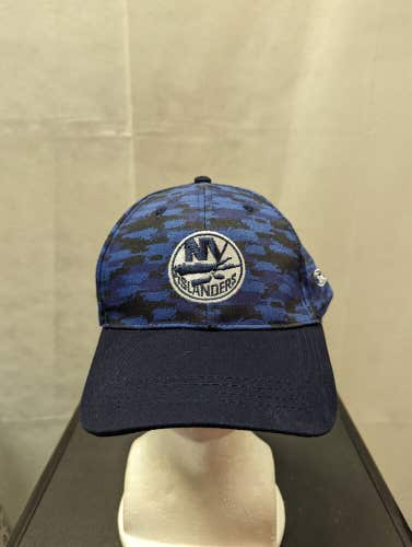 New York Islanders Camo Strapback Hat SGA NHL