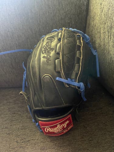 Used 2017 Right Hand Throw Rawlings Pitcher's Heart of the Hide Baseball Glove 12"
