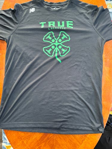 Black True Lacrosse Saint Patricks Day Long Sleeve Shirt