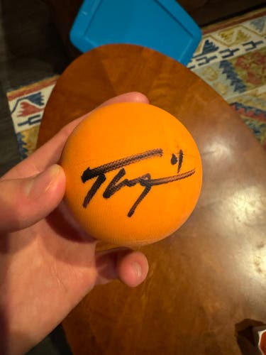 Game Ball Signed By Lyle Thompson 2019 Mll Championship Ball