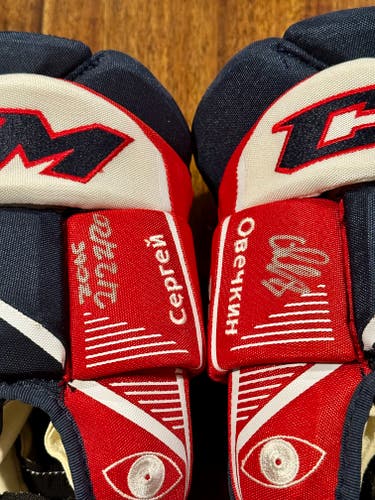 Alex Ovechkin inscribed & signed CCM Gloves