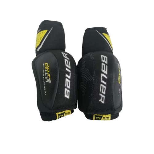 Used Bauer Supreme Yourh Md Hockey Elbow Pads