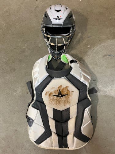 Used  All Star System 7 Axis Catcher's Set