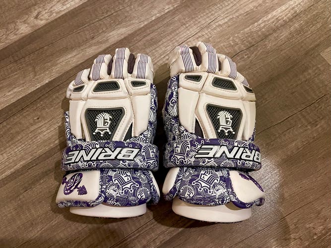 Rare Brine King III Custom Lacrosse Gloves Large