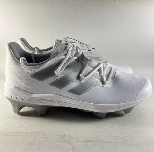 NEW Adidas Adizero Afterburner 8 Mens TPU Baseball Cleats White Size 12.5 FZ4225