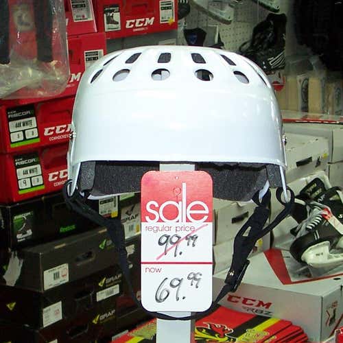 NEW! JOFA Reproduced Senior Hockey Helmet - Pro Stock White - Same as 235-51 GRETZKY!