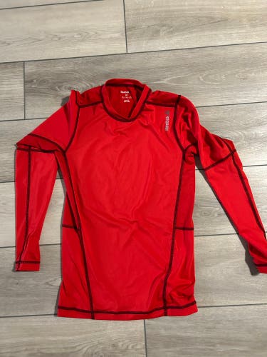Red Used Men's Reebok Compression Shirt