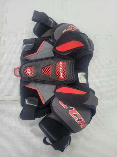 Used Ccm U12 Sm Hockey Shoulder Pads