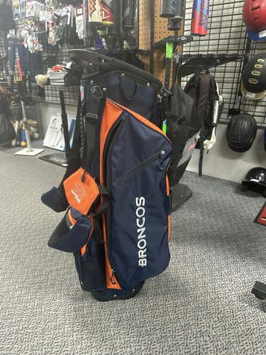 Used Wilson Nfl Denver Broncos Golf Stand Bags