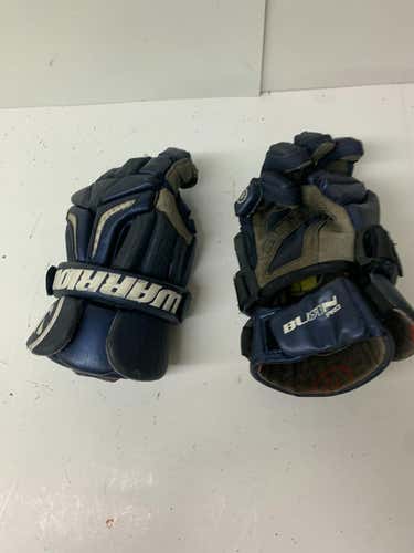 Used Warrior Burn Pro 13" Men's Lacrosse Gloves