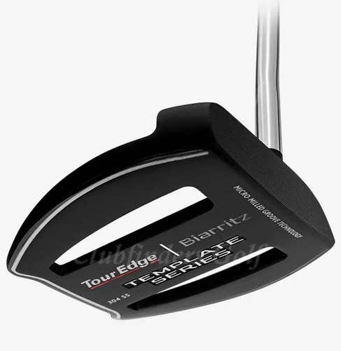 NEW Tour Edge Template Series Biarritz Black 35" Mallet Putter Golf Club W/HC