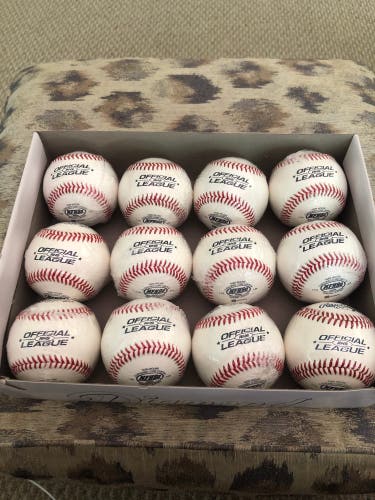 New Rawlings 12 Pack (1 Dozen) NFHS Official league  Baseballs