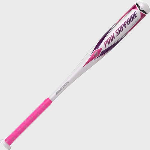 New 2022 Easton Pink Sapphire Bat (-10) 19 oz 29"