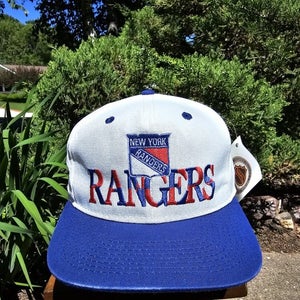 NEW Vintage Rare New York Rangers NHL Sports 1990s #1 Apparel Hat Cap Snapback
