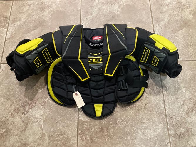 Used Junior Large/Extra Large CCM Premier R1.5 Goalie Chest Protector